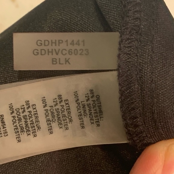 Guess Tonal Chevron V Neck Sheath Dress - Picture 7 of 8